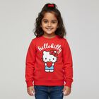 Girls' Sweatshirt, Red, small image number null