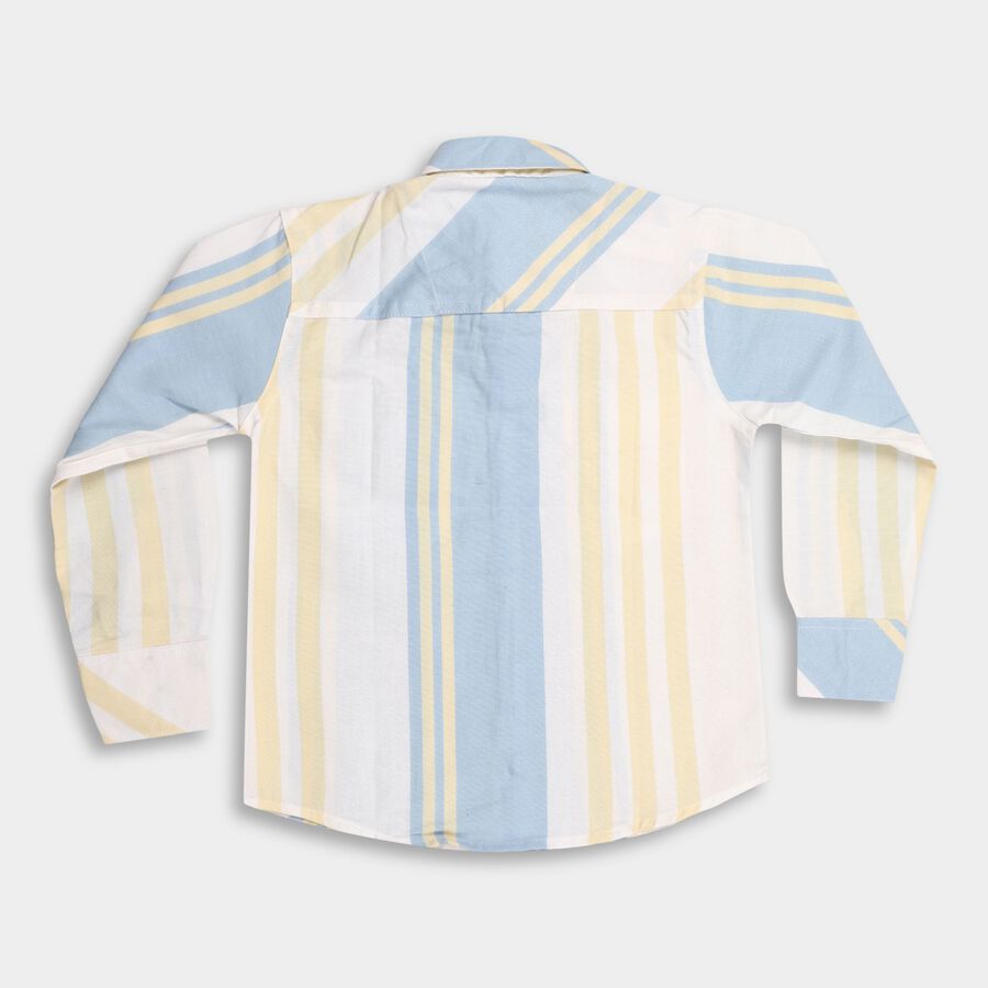 Boy's Cotton Casual Shirt, Light Blue, large image number null