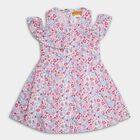 Girls' 100% Cotton Frock , Off White, small image number null