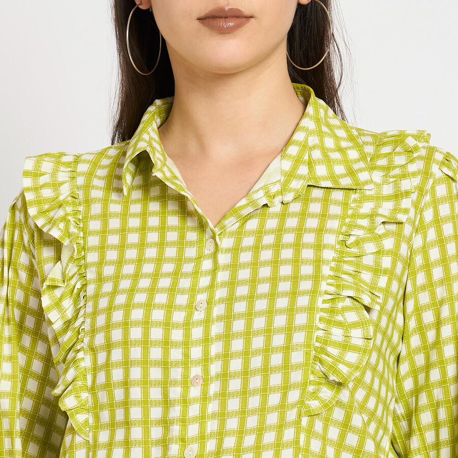 Ladies' Shirt , हल्का हरा, large image number null
