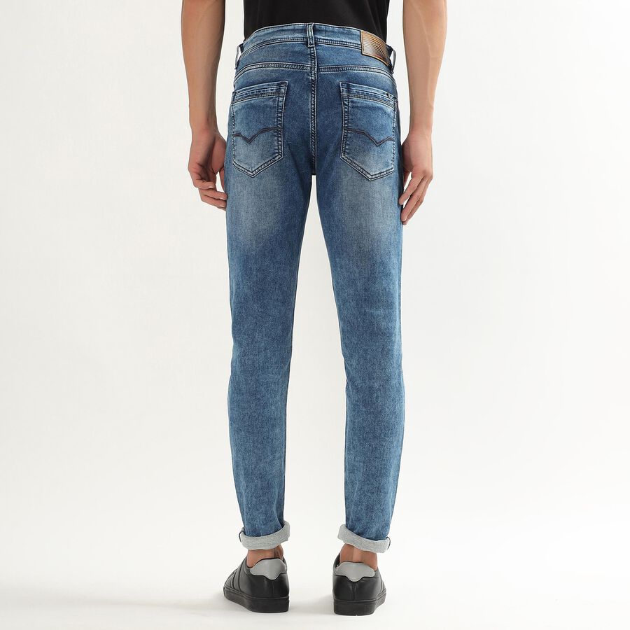 Men's Slim Fit Jeans, Mid Blue, large image number null