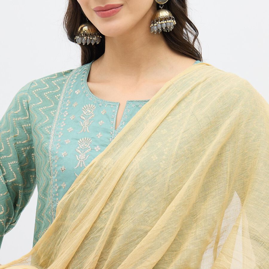 Ladies' Regular Dupatta, Khaki, large image number null