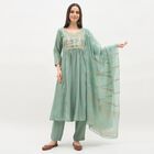 Ladies' Ethnic Set, Light Green, small image number null