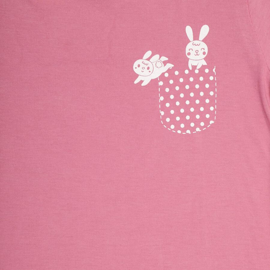 Girls' T-Shirt , बैंगनी, large image number null