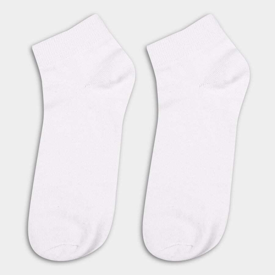 Men's Light Gray and White and Charcoal Black Ankle Socks, मिश्रित हल्का ग्रे, large image number null