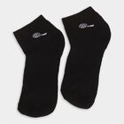 Men's Socks (Pack of 2), काला, small