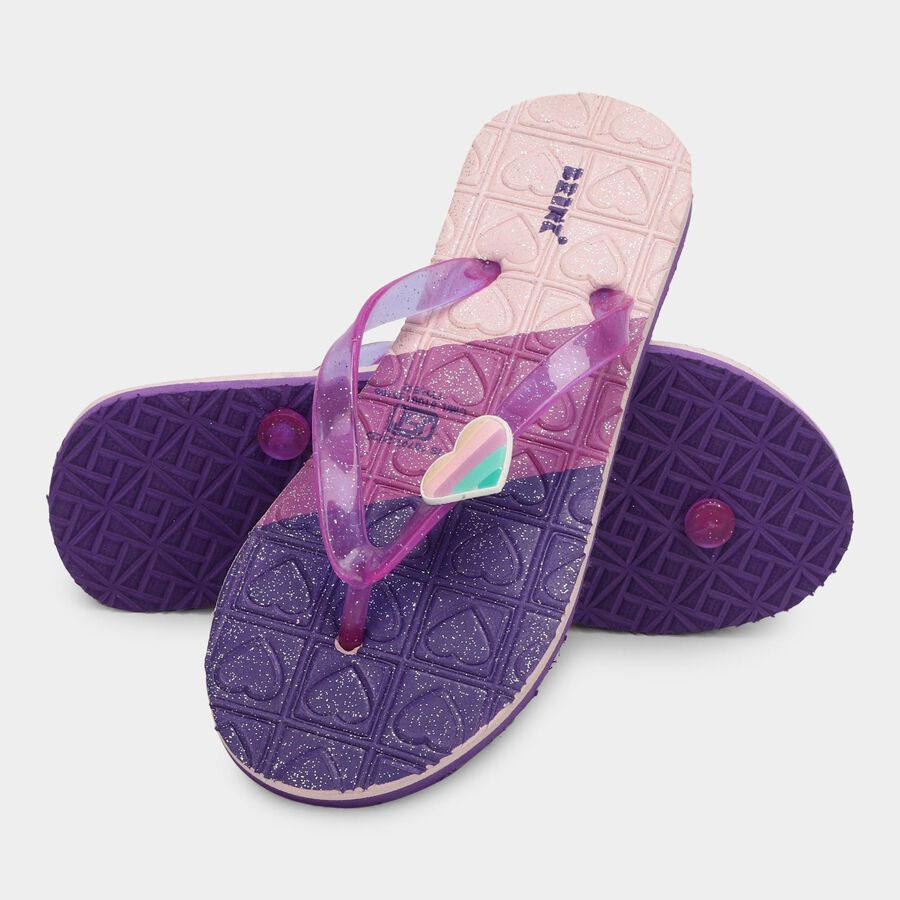 Girls' Slipper, Lilac, large image number null