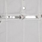 Girls' Frock, हल्का ग्रे, small image number null