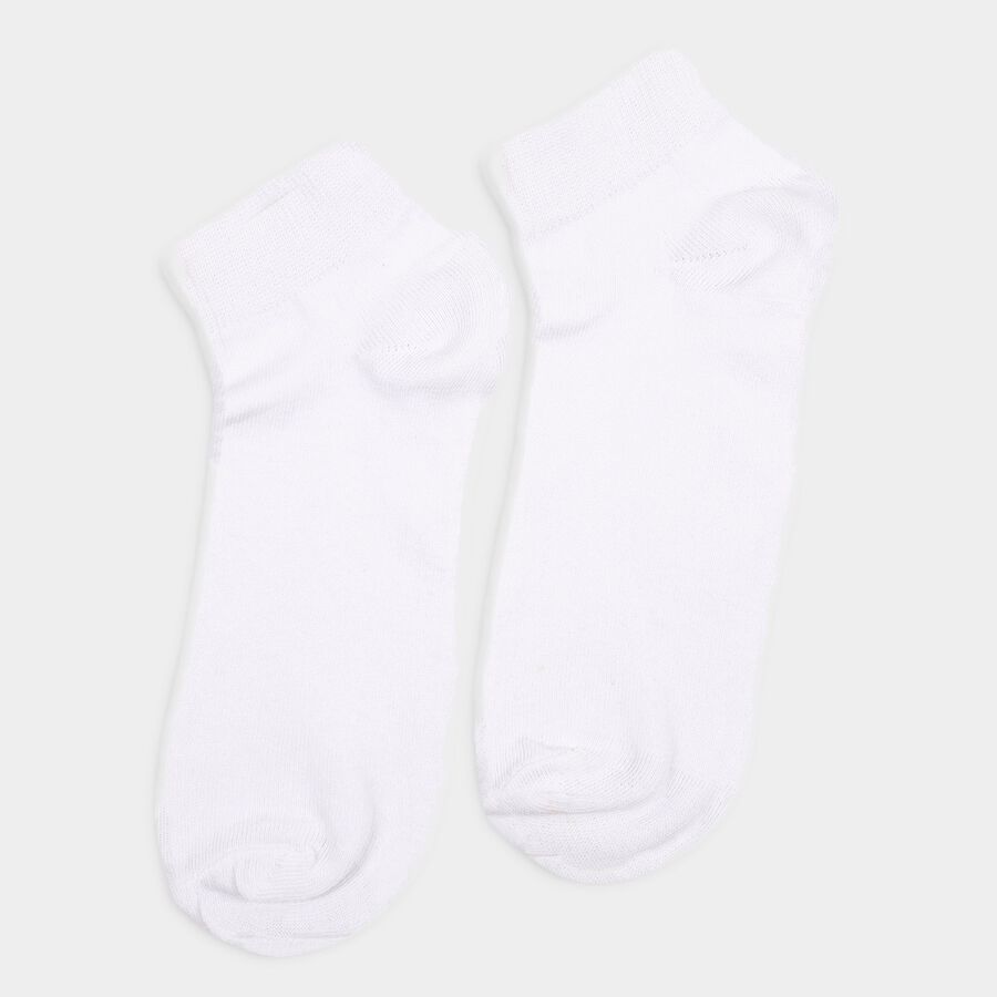 Men's Socks (Pack of 3), सफ़ेद, large