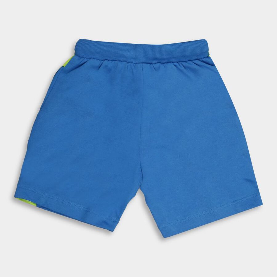 Boys' 100% Cotton Bermudas, Light Blue, large image number null