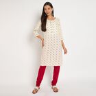 Ladies' Kurta, ऑफ व्हाइट, small image number null