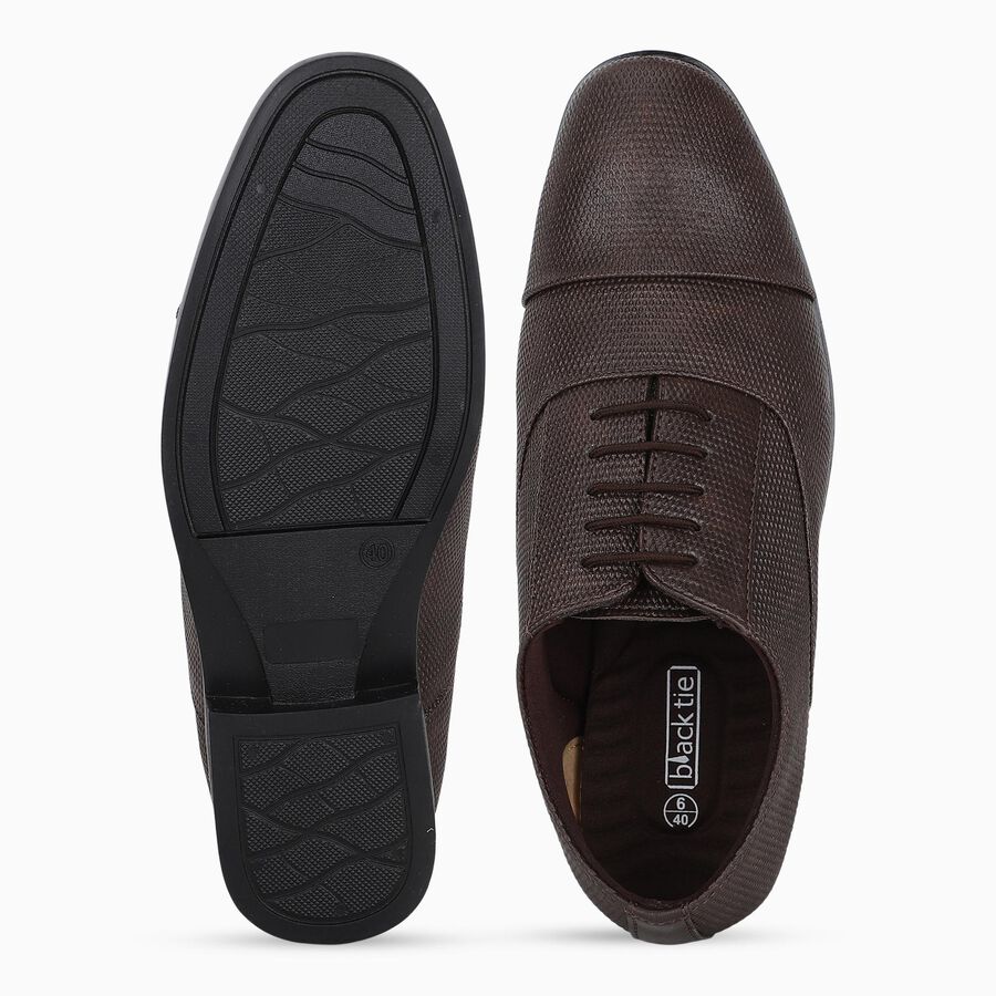 Men's Formal Shoes, भूरा, large