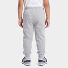 Boys Grey Striped Long Johns Thermal, Melange Light Grey, small
