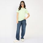 Ladies' Round Neck T-Shirt, Neon Green, small image number null