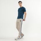 Men's Deep Teal Crew Neck Athleisure T-Shirt, Teal Blue, small image number null