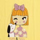 Girls' T-Shirt, Yellow, small
