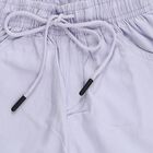 Boys Soft Lilac Elastic Waist Cotton Jogger Trousers, Light Blue, small