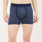 Men's Navy Blue Regular Fit Performance Trunks, Navy Blue, small