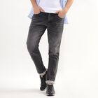 Men's Five Pocket Slim Fit Jeans , Light Grey, small image number null