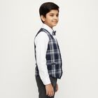 Boys Snow White Cotton Classic Collar Casual Shirt, सफ़ेद, small image number null
