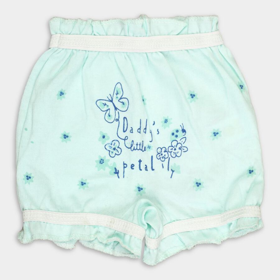 Infants' Cotton Bloomer, Light Green, large image number null