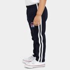 Infants' Midnight Navy Blue Regular Fit Tractor Graphic Cotton Pyjama, नेवी ब्लू, small