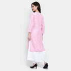 Solid Flared Kurta, Pink, small image number null