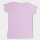 Girls' Soft Lavender Crew Neck Short Sleeve T-Shirt, Lilac, small image number null