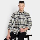 Men's 100% Cotton Casual Shirt, Dark Grey, small image number null