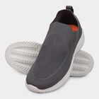 Men's Muted Charcoal Grey Slip-On Sports Shoes, Grey, small