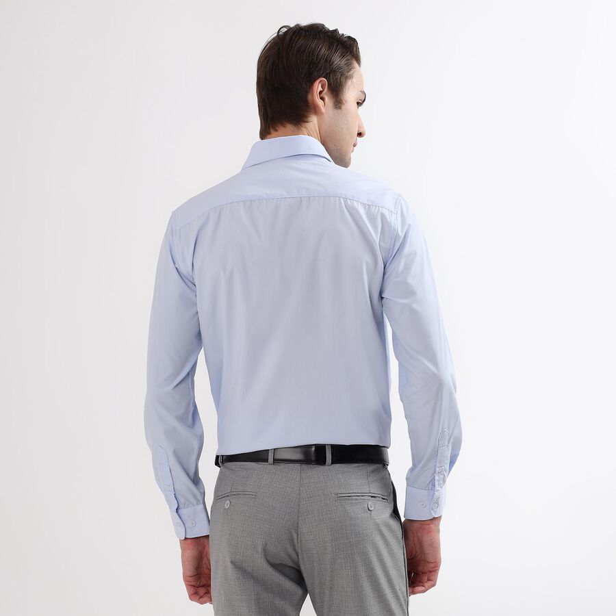 Men's Regular Collar Formal Shirt, Light Blue, large image number null