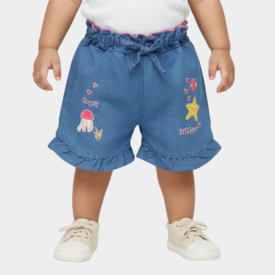 Infants' Half Pant, Mid Blue, large