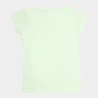 Girls Cotton T-Shirt, Light Green, small image number null