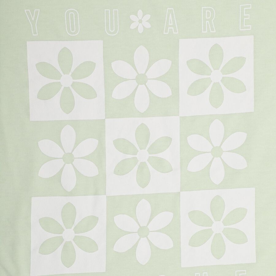 Girls' T-Shirt , हल्का हरा, large image number null