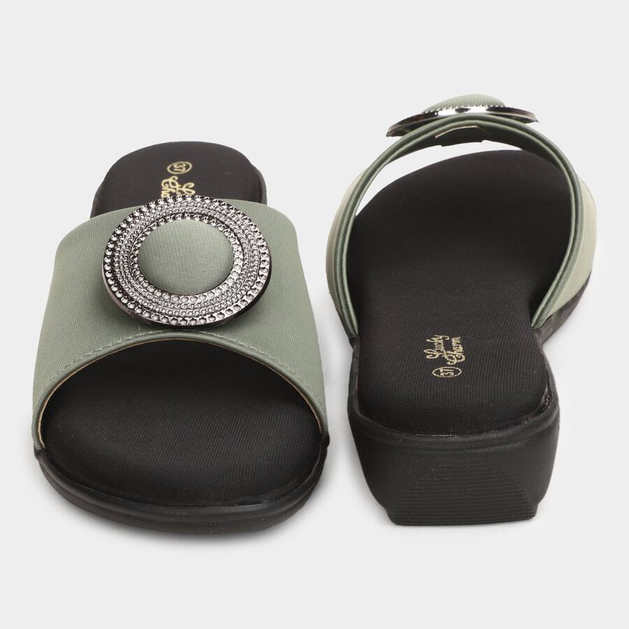 Womens Sandals, Green, large image number null
