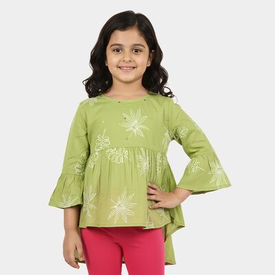 Girls' Green Blouse