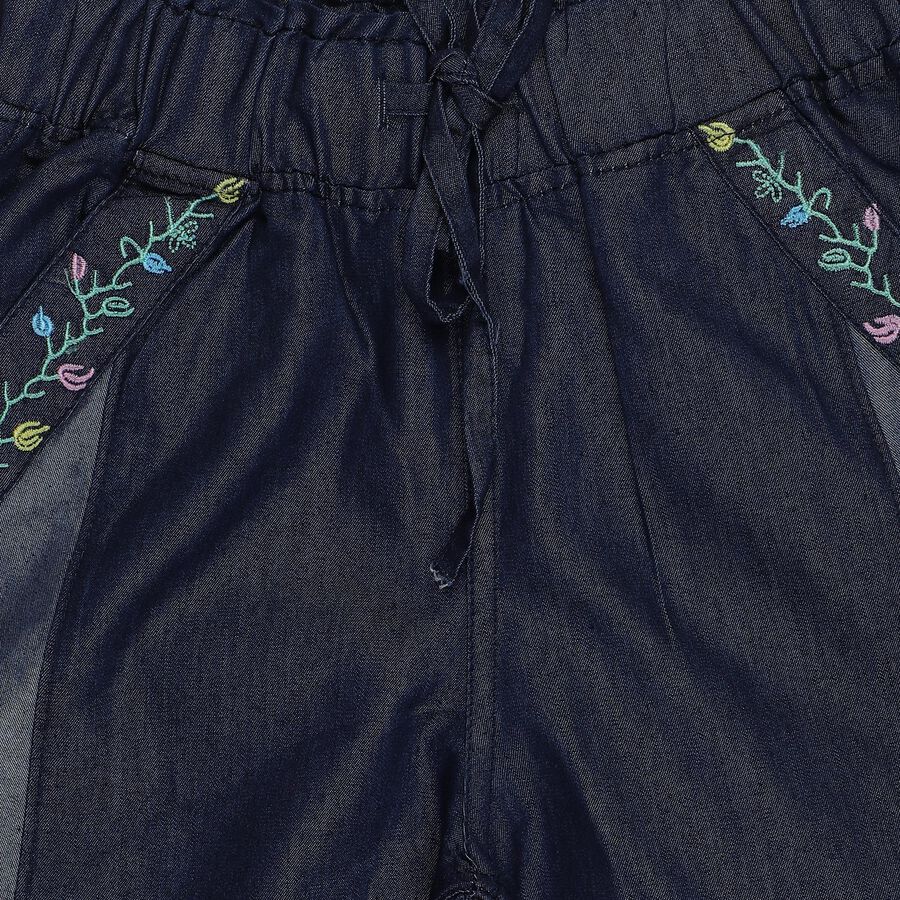 Girls' Jeans, Dark Blue, large