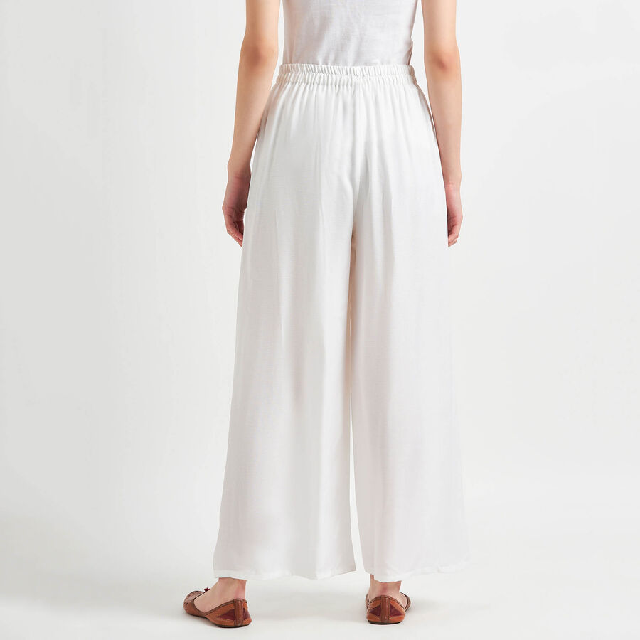 Solid Palazzo, White, large image number null