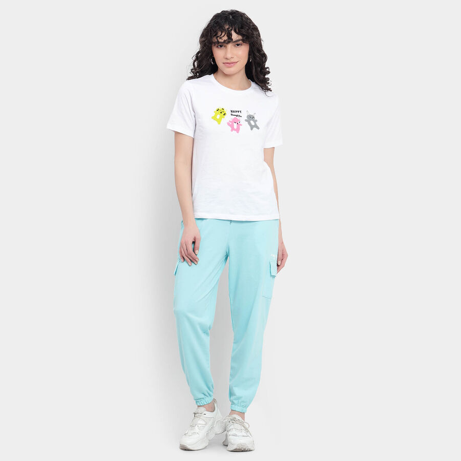 Solid Joggers, Aqua, large image number null