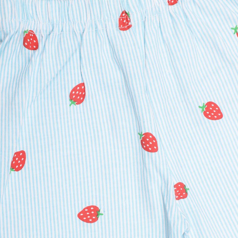 Infants' 100% Cotton Capri Set, Light Blue, large