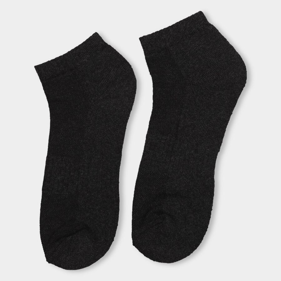 Men's Socks (Pack of 3), Melange Light Grey, large image number null