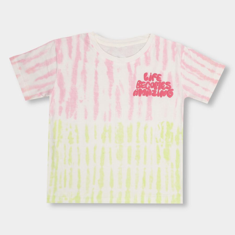 Girls' 100% Cotton T-Shirt, Light Pink, large image number null