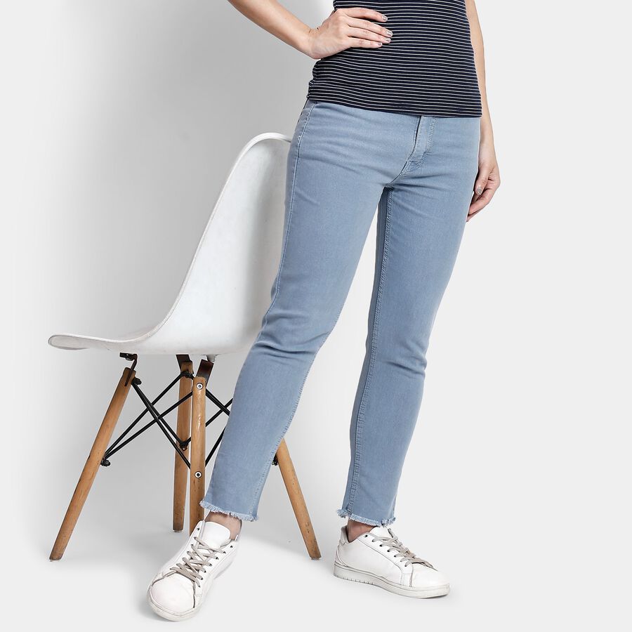 Ladies' Jeans, Light Grey, large image number null