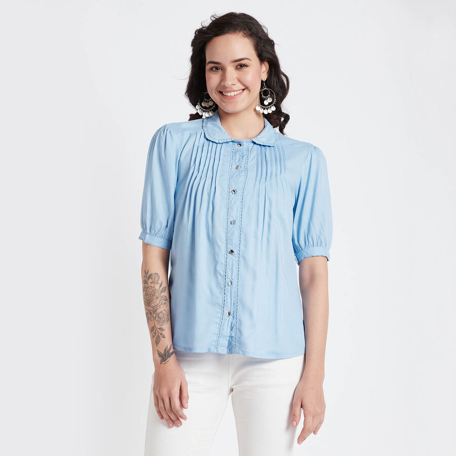Solid Shirt, Light Blue, large image number null