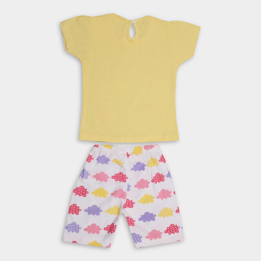 Infants' 100% Cotton Capri Set, Yellow, large image number null