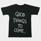 Boys' Half Sleeves T-Shirt, Dark Green, small