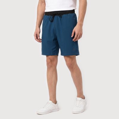 Men's Teal Regular Fit Athletic Bermuda Shorts