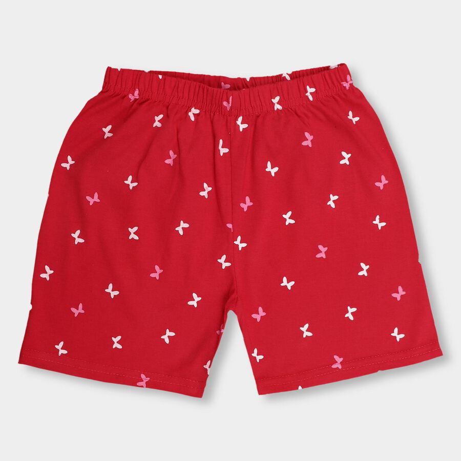 Girls' Pull Ups Shorts , रानी (फ्यूशिया), large image number null