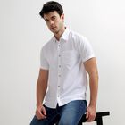 Men's Casual Shirt, सफ़ेद, small image number null