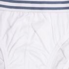 Boys' 100% Cotton Briefs , White, small image number null